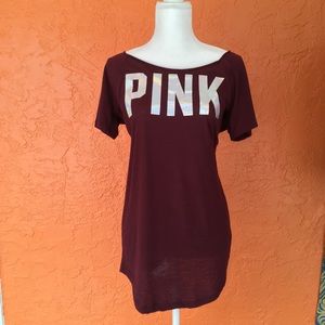 🎉BOGO🎉 VS PINK burgundy/maroon sleep shirt